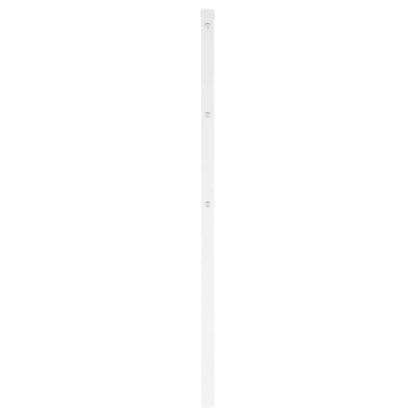 vidaXL metalsengegavl hvid 160 cm