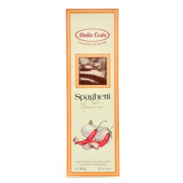 Spaghetti all aglio e peperoncino pasta 500g - Dalla Costa