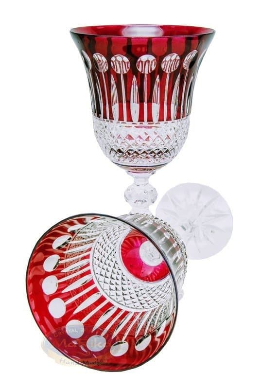 Rubinkristallvinglas 280 ml franska