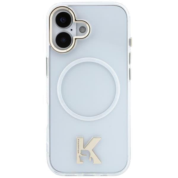 Karl Lagerfeld IML K-hovedlogo MagSafe-etui til iPhone 17 – klart