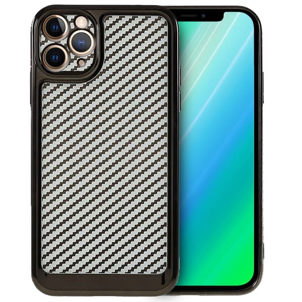 iPhone 11 Pro Carbon Slim-skal, Svart