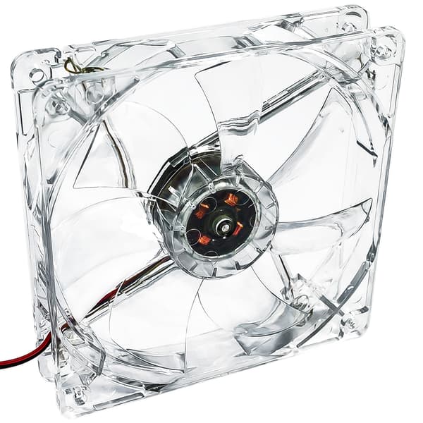 Akyga AW-12A-BR Computerblæser 120mm LED Rød Molex 12V Blæser
