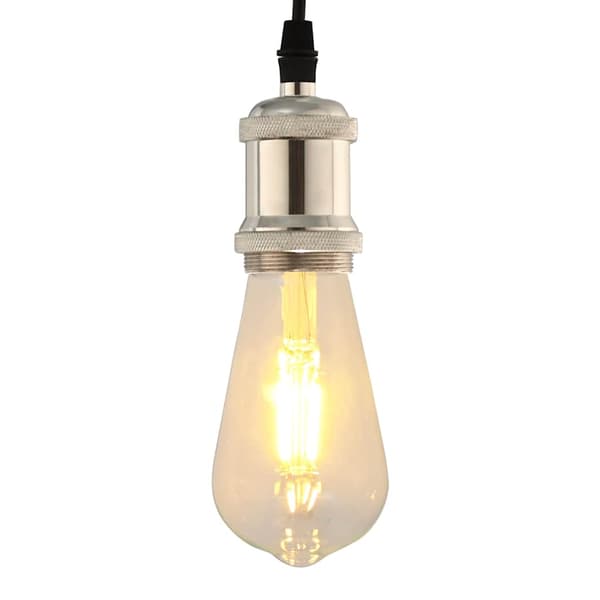 vidaXL Glödlampshållare 2 st satin nickel E27