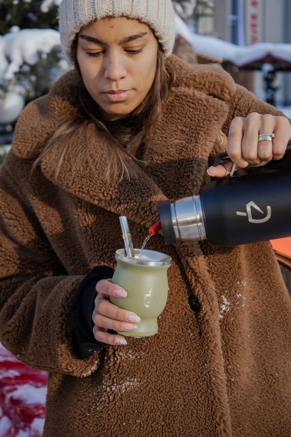 Jungle Yerba Mate Set bombilla, Matero kopp