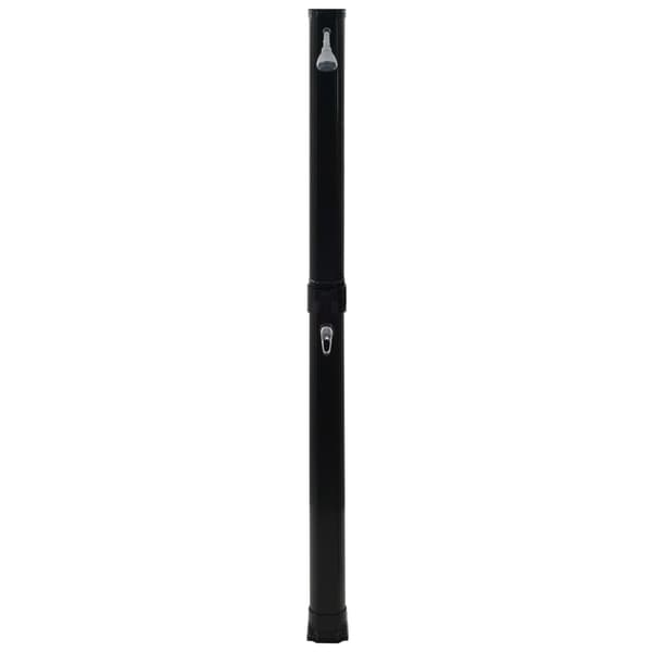 vidaXL foldbar solbruser sort 214 cm 23 L