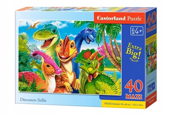 PUSSEL 40 B-040391 Dinosaurier Selfie