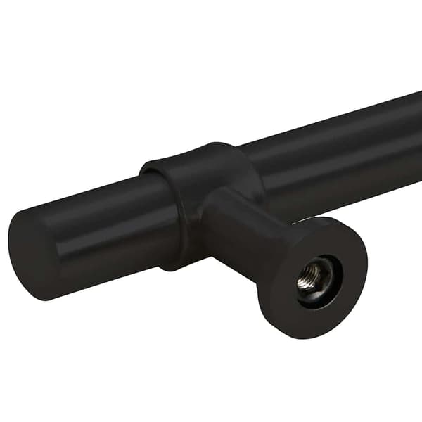 vidaXL skabsgreb, 5 stk., sort, 224 mm, rustfrit stål