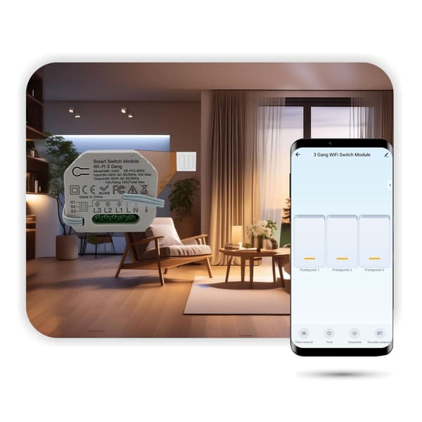 TUYA 3-kanals Wifi-belysningscontroller
