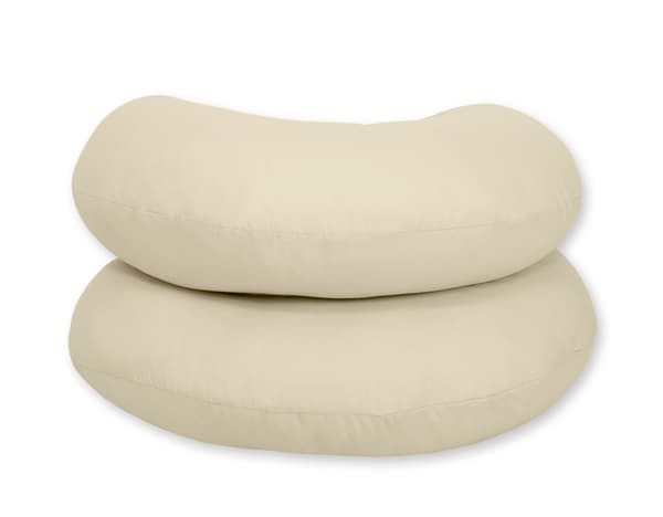 Bomullsöverdrag till graviditetskudde typ C - beige