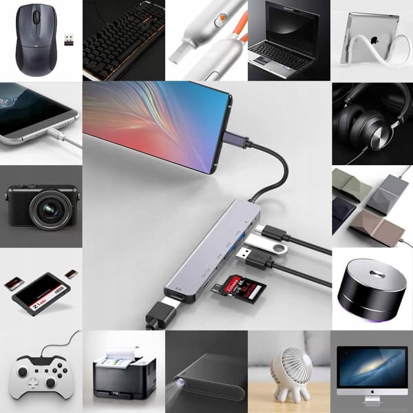 Adapter 7-i-1 HUB USB-C HDMI SC-USH85
