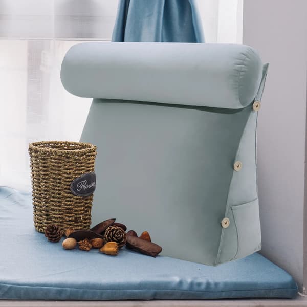 Modulärt nackstöd med bolster - Grå sammet