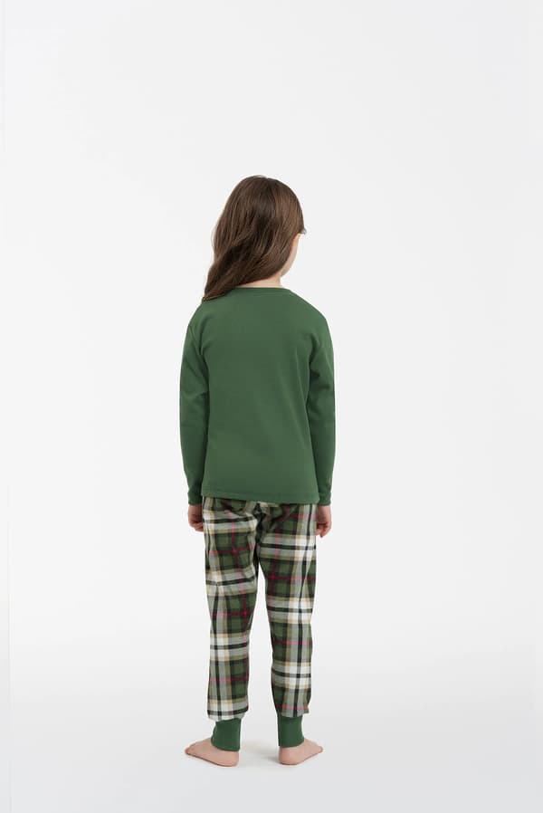 Zonda flickpyjamas långärmad, långbyxor 4 år