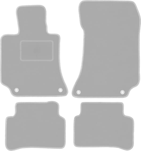 Grå bilmåtter til: Mercedes CLS W218 coupé (2009-2016)