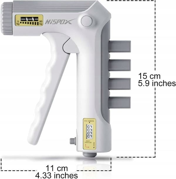 Justerbart handgrepp 10–60 kg HISPOX-styrka
