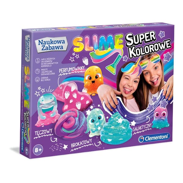 Super farverig slime