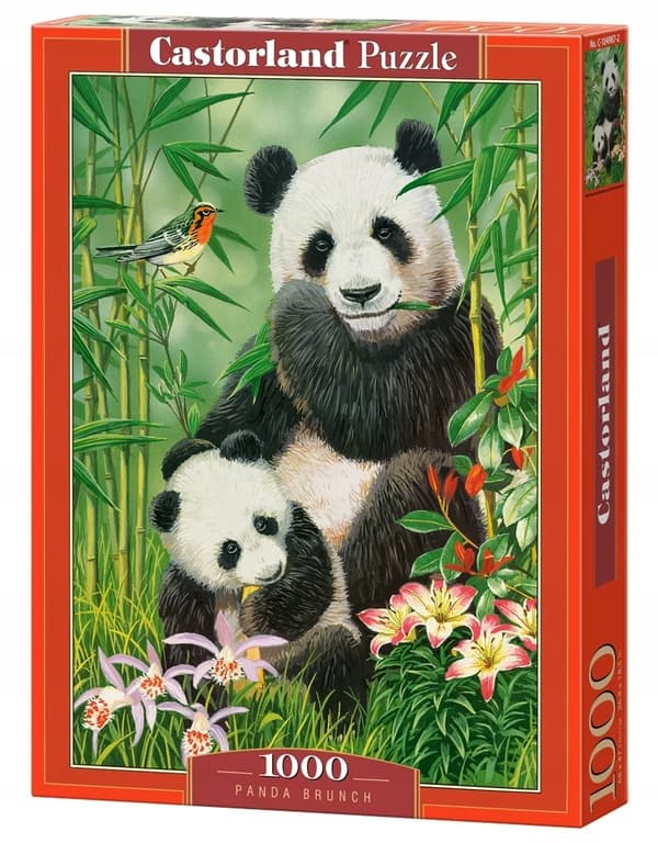 Pussel 1000 bitar C-104987-2 Panda Brunch
