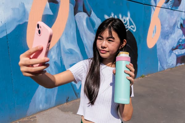 Kambukka Lagoon isoleret 600ml termoflaske med ispop