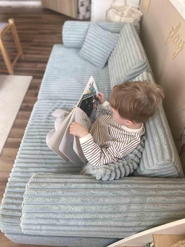 Stor rulle til Waffle Sofa, Lys Mint