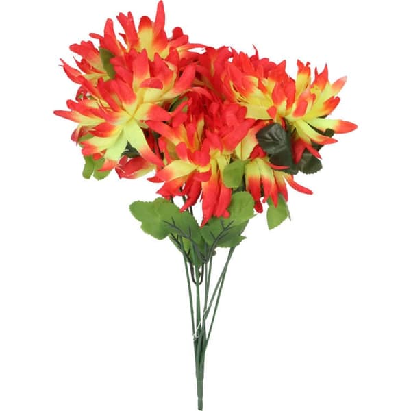 Buket med 7 krysantemum, 50 cm, orange