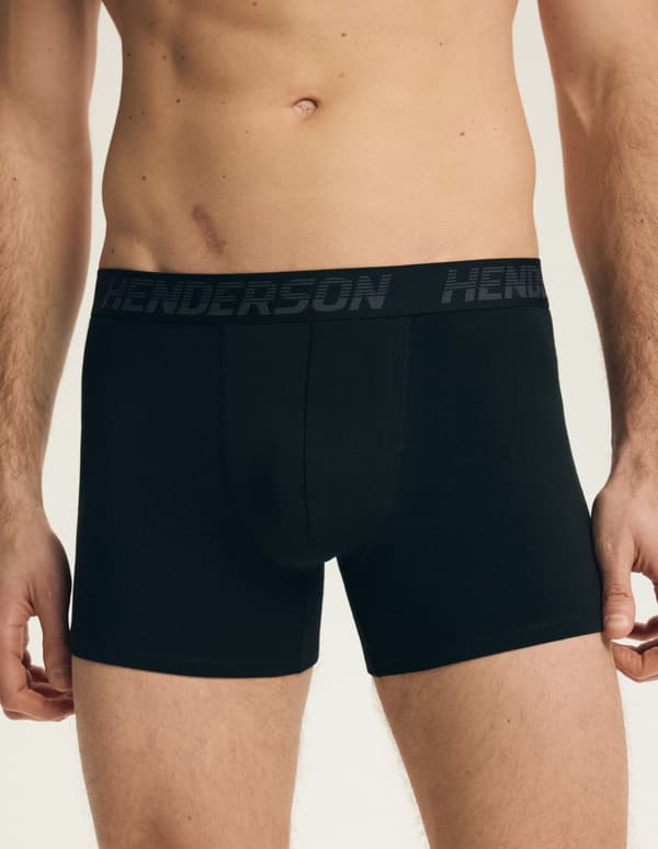 Henderson Bench 3-pak boxershorts | sort, grå M