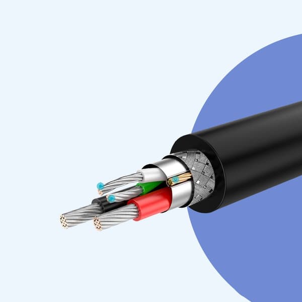 USB-kabel - mikro-USB 2.4A 480Mbps 1.5m svart