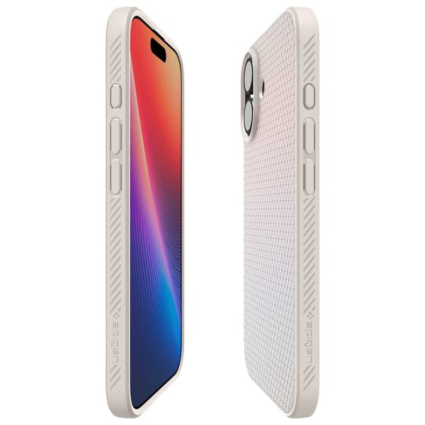 Spigen Liquid Air cover til iPhone 17 i titanium