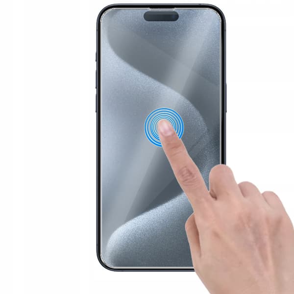 3x Härdat glas för Apple iPhone 15 Pro, 9H glas | 3-pack