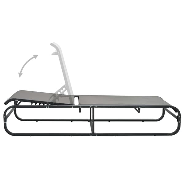 vidaXL liggestol, aluminium og tekstilen
