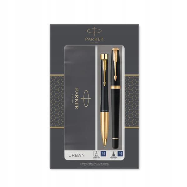Fyldepen + kuglepen i sort GT 2093216