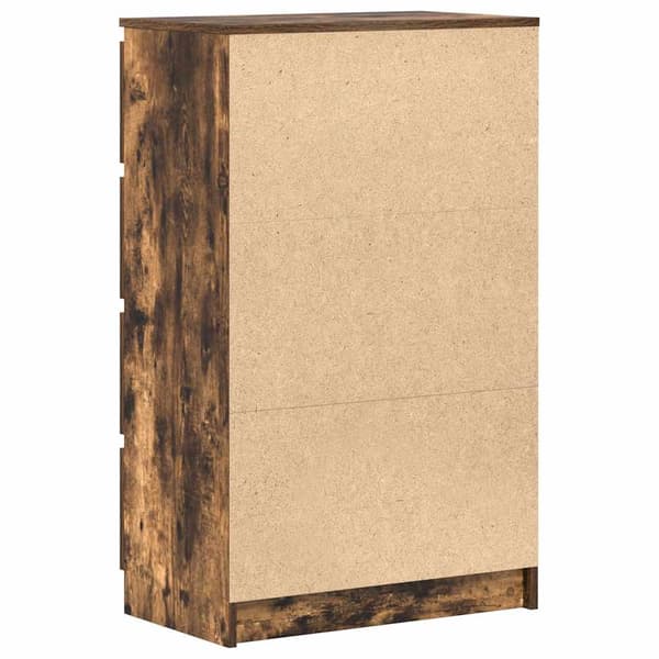 vidaXL kommode, røget eg, 60x35x98,5 cm