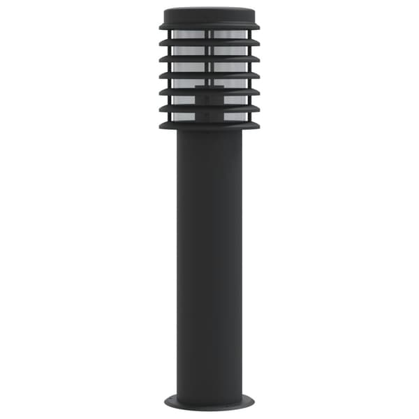 vidaXL havelampe sort 60 cm rustfrit stål