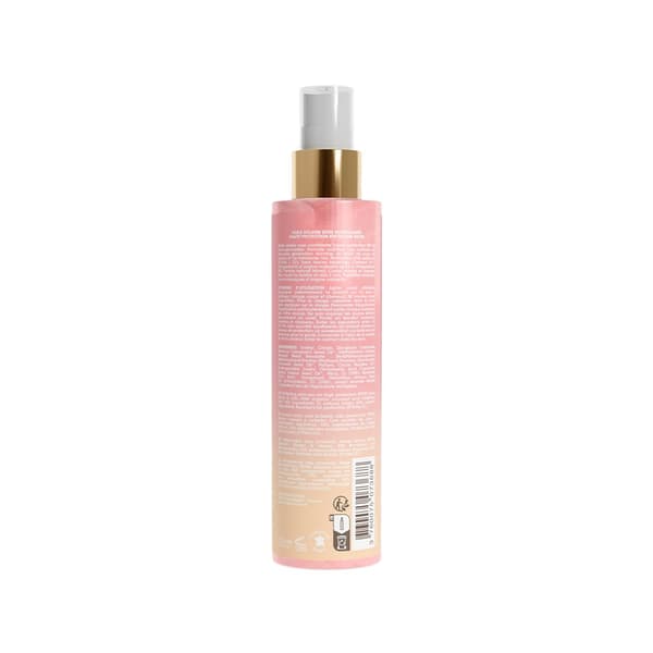 Lysende solcremeolie med perlepartikler SPF50, 125 ml