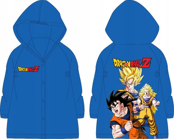 Dragonball Z regnjacka marinblå 122/128