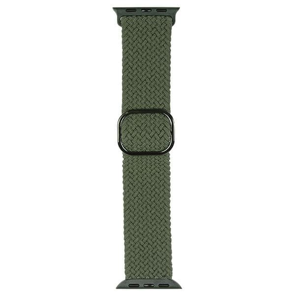 Blød, åndbar Beline tekstilrem til Apple Watch 38/40/41mm grøn