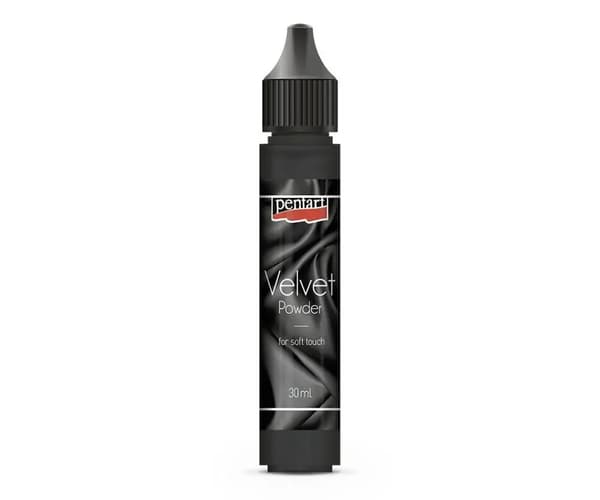 PENTART SAMMETPULVER.ACS. 30ml Svart