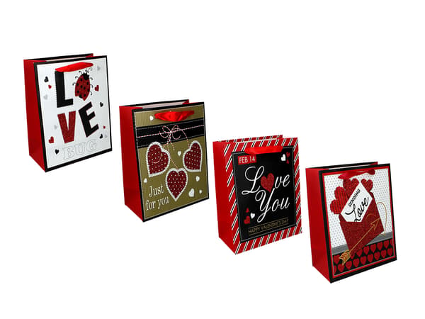 Lille gavepose - Valentinsdag (1 af 4 designs)