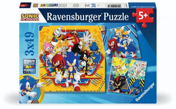 3x49 Sonic-puslespil