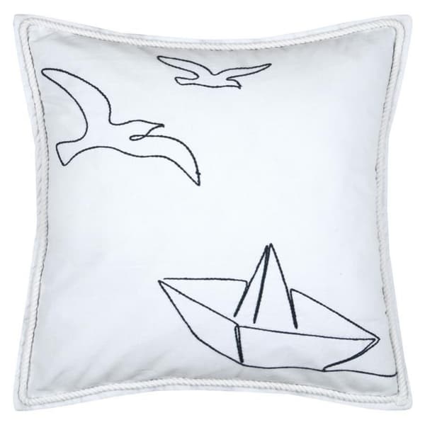 BORDEMER WHITE -tyyny 50x50 cm