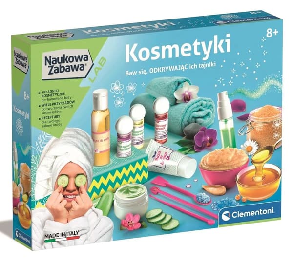 Clementoni Cosmetics -tiedepakkaus
