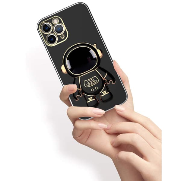 iPhone 14 Pro Max cover, Astronaut, Sort