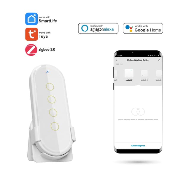 Zigbee TUYA/SmartLife White Scene-fjärrkontroll