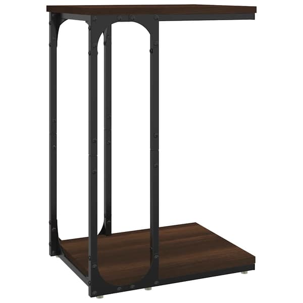vidaXL sidebord brunt egetræ 40x30x60 cm