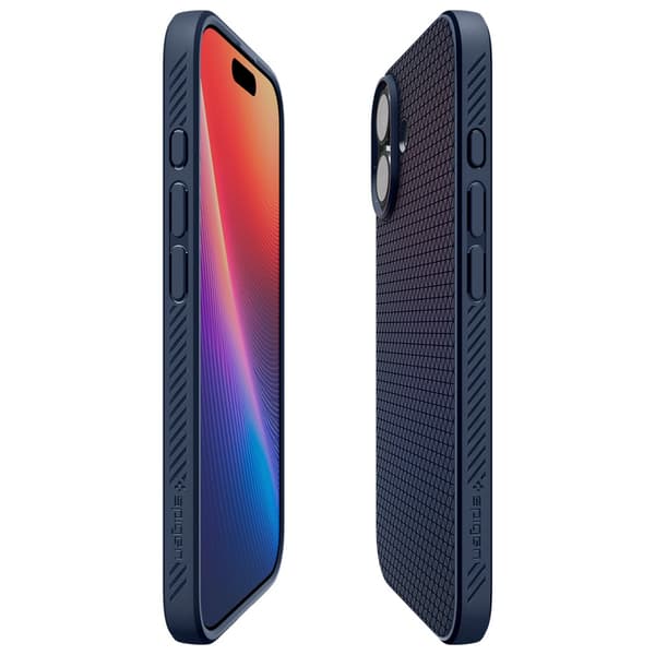 Spigen Liquid Air -kotelo iPhone 17:lle, sininen