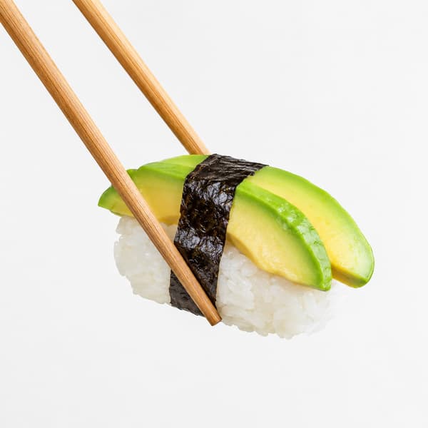 Sushi-spisepinde af forkullede bambus 4,5 mm x 21 cm - 100 stk.