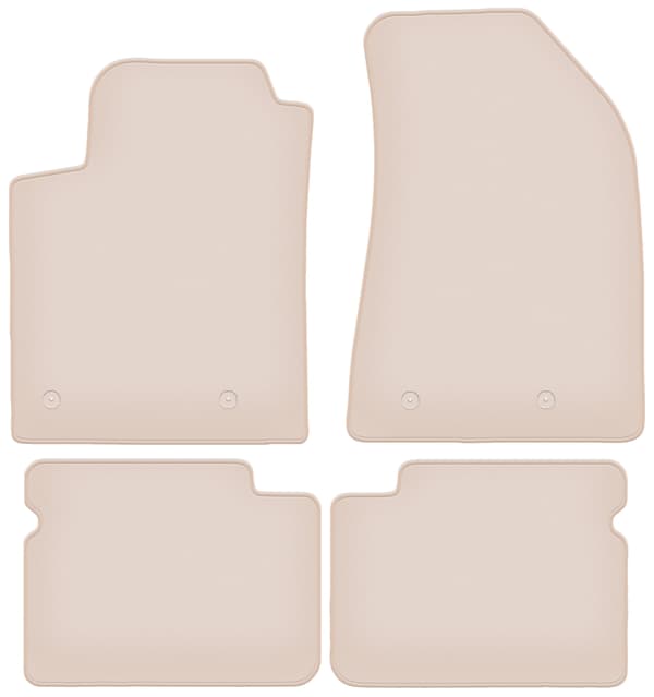 PREMIUM beige gulvmåtter til: Fiat Bravo II hatchback 2007-2012