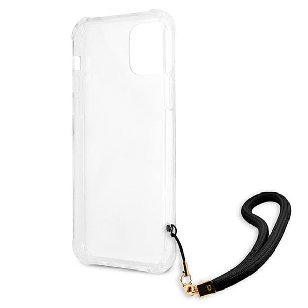 Guess Camo Collection-etui til iPhone 12/12 Pro, sort