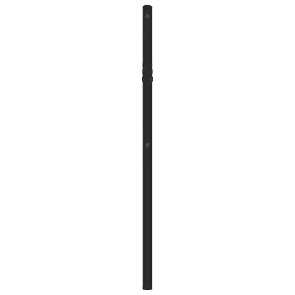 vidaXL metalsengegavl sort 107 cm