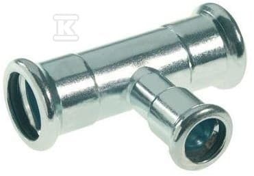 Reduktions-T-stykke 89X76X89 stålsprinkler.