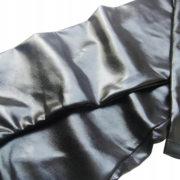 Svarta latexstrumpor, BDSM erotiska underkläder + stringtrosor