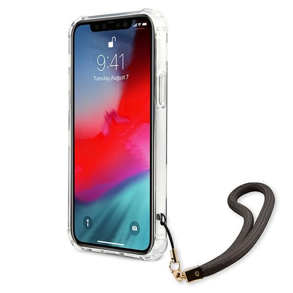Guess Marble Collection-skal till iPhone 12 Pro Max, grått